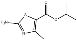 2-氨基-4-甲基噻唑-5-羧酸异丙酯 结构式