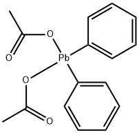 ジアセトキシジフェニルプルンバン 化学構造式