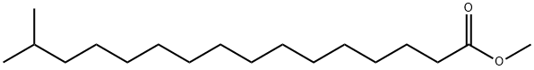 15-メチルヘキサデカン酸メチル 化学構造式