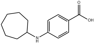 N-CYCLOHEPTYL-P-AMINOBENZOIC ACID Structure