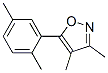 5-(2,5-Dimethylphenyl)-3,4-dimethylisoxazole Structure