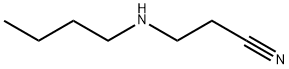3-(正丁基氨基)丙腈 结构式