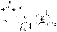 L-ARGININE 7-AMIDO-4-METHYLCOUMARIN DIHYDROCHLORIDE Structure