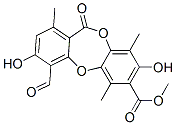 69306-81-6 3,8-Dihydroxy-4-formyl-1,6,9-trimethyl-11-oxo-11H-dibenzo[b,e][1,4]dioxepin-7-carboxylic acid methyl ester