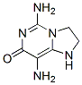 Imidazo[1,2-c]pyrimidin-7(1H)-one, 5,8-diamino-2,3-dihydro- (9CI) 化学構造式