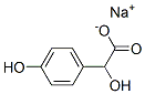 α,4-ジヒドロキシベンゼン酢酸ナトリウム 化学構造式