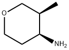 (3S,4S)-3-Methyltetrahydro-2H-pyran-4-aMine Structure