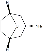 8-Oxabicyclo[3.2.1]octan-3-amine,(3-endo)-(9CI) Structure