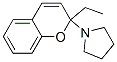 Pyrrolidine, 1-(2-ethyl-2H-1-benzopyran-2-yl)- (9CI),693251-76-2,结构式