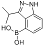 [3-(1-METHYLETHYL)-1H-INDAZOL-4-YL] BORONIC ACID|[3-(1-METHYLETHYL)-1H-INDAZOL-4-YL] BORONIC ACID