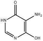 4，6-二羟基-5-氨基嘧啶, 69340-97-2, 结构式
