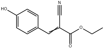 ETHYL-ALPHA-CYANO-4-HYDROXYCINNAMATE 结构式