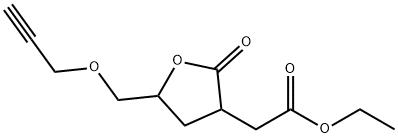 2-옥소-5-(2-프로피닐옥시메틸)테트라히드로-3-푸란아세트산에틸에스테르