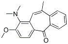 1-(Dimethylamino)methyl-2-methoxy-5H-dibenzo[a,d]cyclohepten-5-one Structure