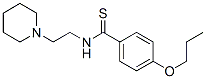 N-(2-피페리디노에틸)-p-프로폭시벤조티오아미드