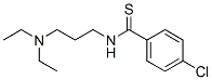 p-Chloro-N-(3-diethylaminopropyl)benzothioamide Struktur