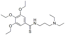 N-[3-(Diethylamino)propyl]-3,4,5-triethoxybenzothioamide,69353-46-4,结构式