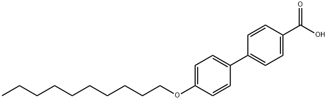 4'-正癸氧基联苯-4-羧酸,69367-32-4,结构式