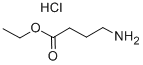4-アミノ酪酸エチル塩酸塩 化学構造式