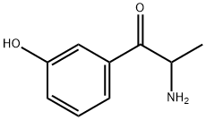 1-Propanone,  2-amino-1-(3-hydroxyphenyl)- Struktur