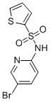 N-(5-Bromopyridin-2-yl)-thiophene-2-sulfonamide 结构式