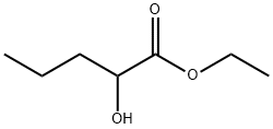2-ヒドロキシ吉草酸エチル 化学構造式