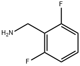 2,6-ジフルオロベンジルアミン 化学構造式