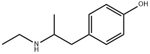 4-hydroxyethylamphetamine 化学構造式