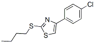 2-(Butylthio)-4-(4-chlorophenyl)thiazole,69390-12-1,结构式
