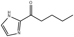1-(1H-イミダゾール-2-イル)-1-ペンタノン 化学構造式
