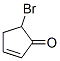 2-Cyclopenten-1-one,  5-bromo- Struktur