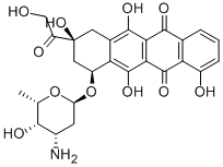 14-Hydroxy Carminomycin 化学構造式