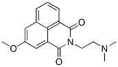 2-(2-(Dimethylamino)ethyl)-5-methoxy-1H-benzo[de]isoquinoline-1,3(2H)- dione 结构式