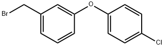 1-(4-CHLOROPHENOXY)-3-(BROMOMETHYL)BENZENE Struktur