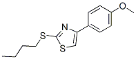 2-(Butylthio)-4-(4-methoxyphenyl)thiazole Struktur