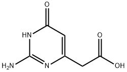 2-(2-氨基-6-氧代-1,6-二氢嘧啶-4-基)乙酸, 6943-68-6, 结构式