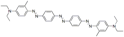 4,4'-[Azobis(4,1-phenyleneazo)]bis[N,N-diethyl-3-methylbenzenamine] Structure