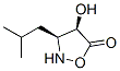 5-Isoxazolidinone, 4-hydroxy-3-(2-methylpropyl)-, (3S,4R)- (9CI) Structure
