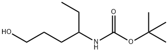 Carbamic acid, (1-ethyl-4-hydroxybutyl)-, 1,1-dimethylethyl ester (9CI) 化学構造式