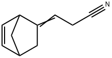 3-bicyclo[2.2.1]hept-5-en-2-ylidenepropiononitrile 结构式