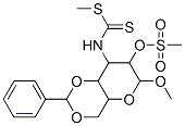 N-(4-methoxy-3-methylsulfonyloxy-9-phenyl-5,8,10-trioxabicyclo[4.4.0]d ec-2-yl)-1-methylsulfanyl-methanethioamide|