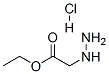 肼基乙酸乙酯盐酸盐,6945-92-2,结构式