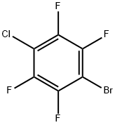 1-BROMO-4-CHLORO-2,3,5,6-TETRAFLUOROBENZENE Struktur