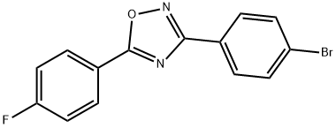 3-(4-BROMOPHENYL)-5-(4-FLUOROPHENYL)-1,2,4-OXADIAZOLE