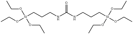 N,N-二(3-三乙氧基硅丙基)脲 结构式