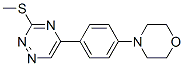 3-メチルチオ-5-(p-モルホリノフェニル)-1,2,4-トリアジン 化学構造式