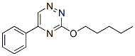 3-Pentyloxy-5-phenyl-1,2,4-triazine Struktur