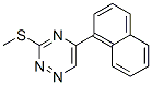 3-Methylthio-5-(1-naphtyl)-1,2,4-triazine 结构式