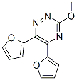 5,6-ビス(2-フリル)-3-メトキシ-1,2,4-トリアジン 化学構造式