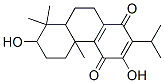 4b,5,6,7,8,8a,9,10-オクタヒドロ-3,7-ジヒドロキシ-4b,8,8-トリメチル-2-イソプロピル-1,4-フェナントレンジオン 化学構造式